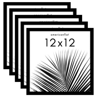 Americanflat 5 Pack of Picture Frames - Plexiglass Cover