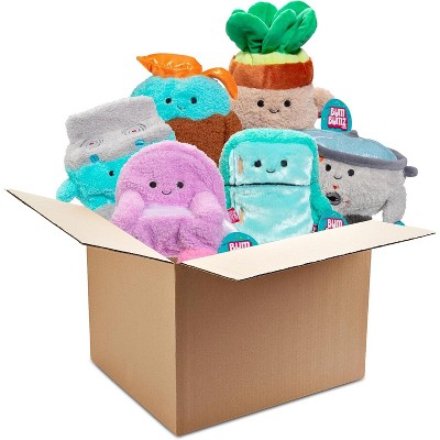 BumBumz Mystery Blind Box 7.5" Plush 2-Pack- Receive 2 of 6 Assorted HomeBumz & KitchenBumz Figures- Stuffed Animal Toys - Gift for Kids, Girls & Boys