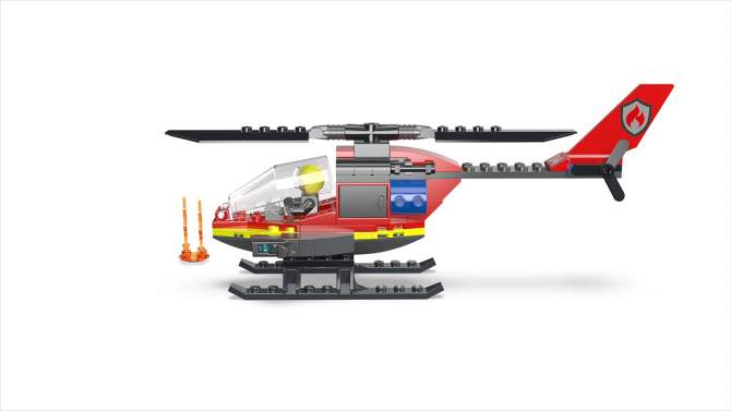 LEGO City Fire Rescue Helicopter Pretend Play Toy 60411, 2 of 8, play video