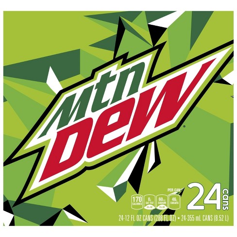 mountain dew can label