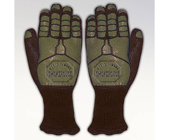 BBQ Gauntlet Gloves - Red - World Famous Smokehouse