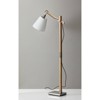 53" x 61" 3-way Walden Floor Lamp Camel - Adesso: Adjustable Wooden Arm, Industrial Style, ETL Listed - image 3 of 4