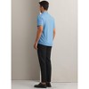 INSPIRE CHIC Men's Button Down Short Sleeve Solid Color Business Dress Shirts - 3 of 4