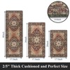 BAGOKIE 3 Pieces Anti Fatigue Kitchen Mats Non-Slip Kitchen Rug Set - 4 of 4