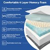 Dyonery Firm Flippable Mattress 8-14 Inch Medium Firm-Extra Firm Memory Foam Mattress for Back Pain, Dual Sides Use,CertiPUR-US Certified - 4 of 4
