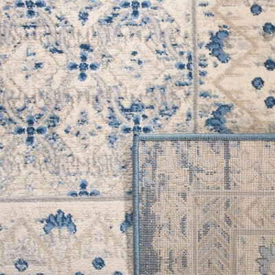 Elegant Brentwood 54'' Square Light Grey Synthetic Area Rug