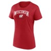 NCAA Wisconsin Badgers Women's Crew T-Shirt - 2 of 3
