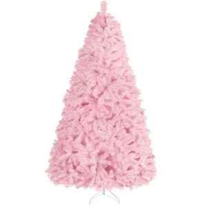 Yaheetech 4.5Ft/6Ft/7.5Ft Artificial Christmas Tree Hinged Spruce Artificial Tree with Foldable Stand - 1 of 4