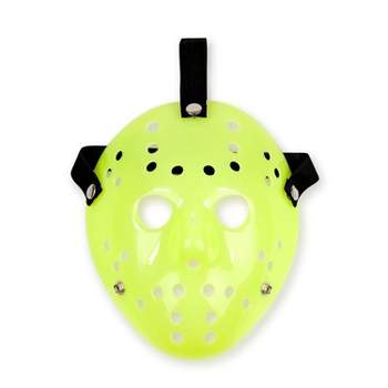 Toynk Jason Hockey Mask | Glow-In-The-Dark Friday The 13th Mask | Sized for Adults