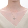 Guili Sterling Silver with 14K Yellow Gold Plated and Sapphire Cubic Zirconia Wasp Pendant, A Bold Design for Special Night Events - 3 of 3