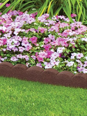 Scallop Recycled Rubber Landscape Edging 4ft