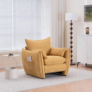 Lycvki Sharp-Angle Modern Dining Chair Sleek Single Seater - 1 of 4