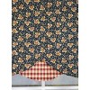 RLF Home 3" Rod Pocket High Quality Fabric Andover Petticoat Valance for Windows 50" x 15" Navy - 3 of 4
