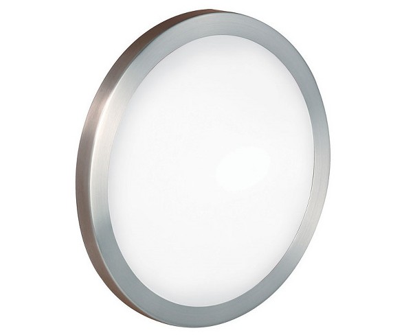Arezzo- Wall/Ceiling Light Ceiling Light 13.5" Diameter Matte Nickel - Eglo