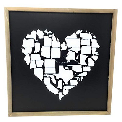 TX USA Corporation Wooden Wall Decor, 1" W x 15.75" D x 15.75" H, Multicolored