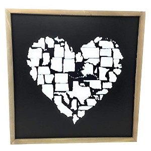 TX USA Corporation Wooden Wall Decor, 1" W x 15.75" D x 15.75" H, Multicolored - 1 of 4