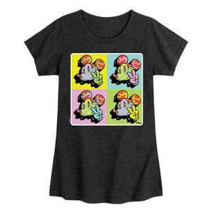 Girls' - Disney - Mickey Mouse Fitted Short Sleeve Graphic T-Shirt - 1 of 3