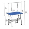 Dog Pet Grooming Table Heavy Duty Adjustable with Overhead Arm, Two Grooming Noose Mesh Tray - 4 of 4