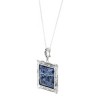 Silpada 'Portrait' Sterling Silver Blue Sodalite Pendant Necklace, 18" - 2 of 4