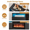 70" TV Stand for Living Room, Modern TV Console Table for TV Up to 75", Entertainment Center with Storage Cabinet, Fits Into 36'' Electric Fireplace - 4 of 4