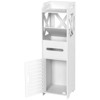 Karl Home Freestanding Linen Cabinet - 3 of 4