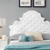 King Gwyneth Tufted Performance Velvet Platform Bed White - Modway - 3 of 3