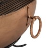 Bangkok Outdoor Fire Pit - PIT1005 - Copper/Black - Safavieh - 3 of 3