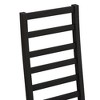 PAGED Metal Dining Chairs High Back Armless Living Room Chairs with High-density Foam Cushions for Living Room, Restaurant - 4 of 4