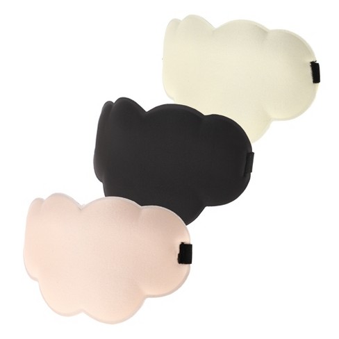 Unique Bargains Cloud-Shaped Sleep Eye Mask White Black 3pcs - image 1 of 4