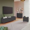 Manhattan Comfort 3pc Bogardus TV Stand for TVs up to 65" with Accent Cabinet and End Table - 2 of 4