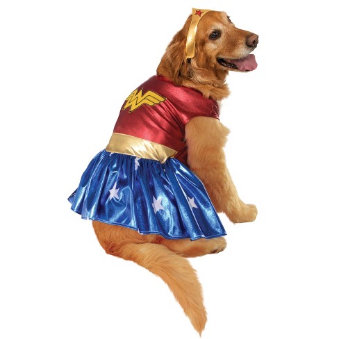 Wonder Woman Red/Blue Dress Costume with Accessories for Halloween/Parties,  Assorted Sizes