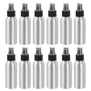 Unique Bargains Aluminum Rustproof Portable Empty Travel Spray Bottles 12 Pcs - 1 of 4