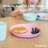WeeSprout Bamboo Plates, Kid-Sized Bamboo Kids Plates, Dishwasher Safe Bamboo Plate for Kids, 4 pack - 2 of 4