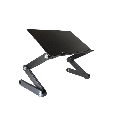 Workez Professional Adjustable Laptop Stand Lap Desk Black
