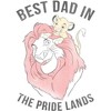 Men's Lion King Simba and Mufasa Best Dad in the Pride Lands Baseball Tee - 2 of 4