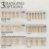 Awesome Home  Cotton Blend Light Filtering Back Tab Curtains (2 Panels) - 3 of 4