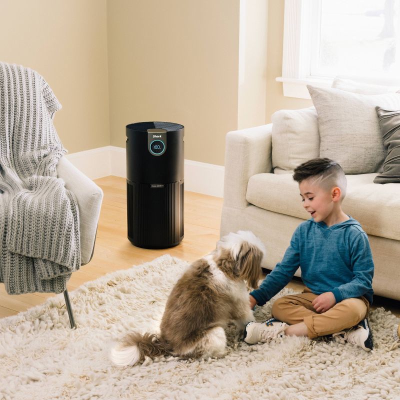 Shark Air Purifier MAX with True NanoSeal HEPA, Cleansense IQ, Odor Lock, Cleans up to 1200 Sq. Ft, Charcoal Gray, HP202, 4 of 18