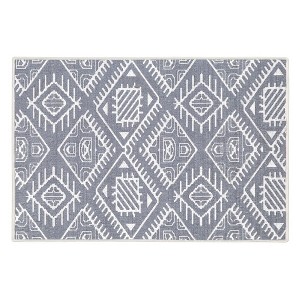 Sussexhome Monument Collection Cotton Heavy Duty Low Pile Area Rug , 2' x 3' - 1 of 4