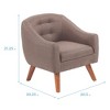 ECR4Kids Willa Arm Chair, Raisin - image 2 of 4