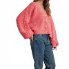 Women's Button Up Oversized Cardigan - Buttermelon - 3 of 3