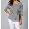 Women's Wo's Luxe Pocket Top - LABEL+thread - 4 of 4