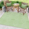 Lahome Outdoor Plastic Straw Rug-Waterproof Reversible Mat for Patio, Backyard, Camping, RV Awning - 3 of 4