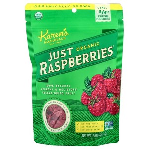 Karen's Naturals Organic Just Raspberries, 1.5 oz (42 g) - 1 of 2