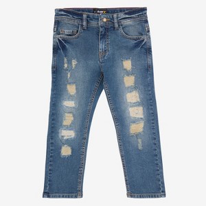 RAW X Kids and Boys Distressed Stretch Denim Jeans - 1 of 4