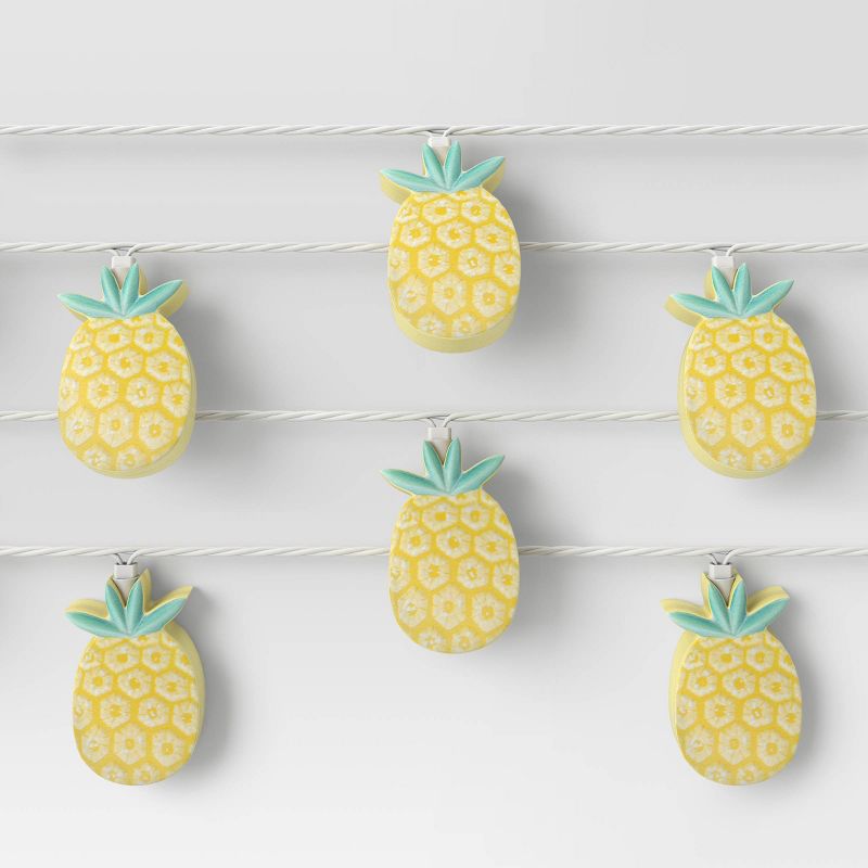 10ct Incandescent Figural String Lights Pineapples  - Sun Squad&#8482;, 1 of 3