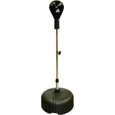 Amber Fight Gear Freestanding Boxing Punching Bag - Improve Speed & Coordination | Adjustable Height, Kids & Adults Fitness Workout