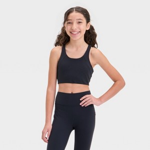 Girls' Racerback Sports Bra - All In Motion™ - 1 of 3