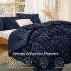 2-3 Pcs Tufted Boho Comforter Set Bed Set GentleSoft Farmhouse Shabby Chic Embroidery Bedding - 3 of 4