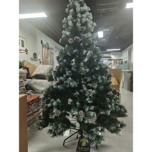 6.5 Ft Pre-Lit Christmas Tree, Artificial Xmas Tree with 1000 Branch Tips, Top Star, 350 Lights & Metal Stand, Holiday Decor for Home Office Party - 1 of 1