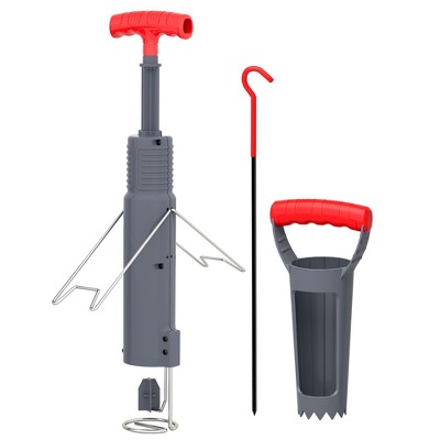 Tunnel Mole & Rodent Trap - Durable Plastic & Stainless Steel Design for Moles, Gophers, Voles, and More